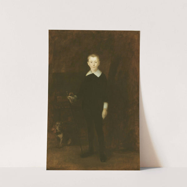 Portrait of a Boy (1886) by Eugène Carriere