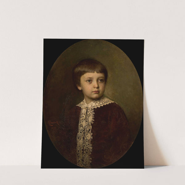 Portrait of a boy (1879) by Leopold Horowitz