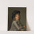 Portrait of a boy, in a black hat, leaning on a portfolio by Marie Victoire Lemoine