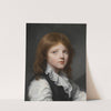 Portrait Of A Boy In A Black Waistcoat, Turned To The Right by Jean-Baptiste Greuze