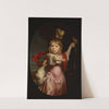 Portrait of a Boy in Classical Dress with a Bullfinch and Spaniel by Nicolaes Maes