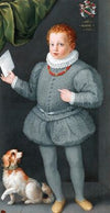 Portrait Of A Boy With A Dog, Possibly A Member Of The Albergati Family