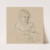 Portrait of a Child (1800s) by Henri Lehmann