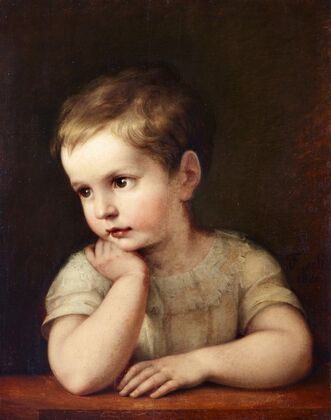 Portrait of a child (Natalie Stuntz, niece of the artist)