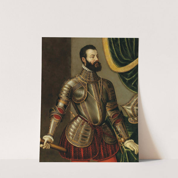 Portrait Of A Commander (Alfonso D’Avalos, Marchese Del Vasto) by Agostino Galeazzi