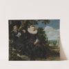 Portrait of a Couple, Probably Isaac Abrahamsz Massa and Beatrix van der Laen (c. 1622) by Frans Hals