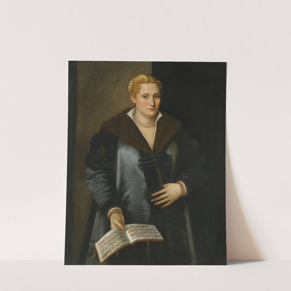 Portrait Of A Diva, Said To Be Artemisia Roberti by Micheli Parrasio