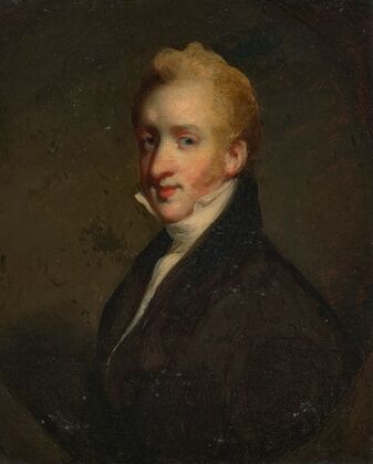 Portrait of a European merchant