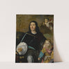 Portrait of a gentleman and a young boy by Abraham Lambertsz. van den Tempel