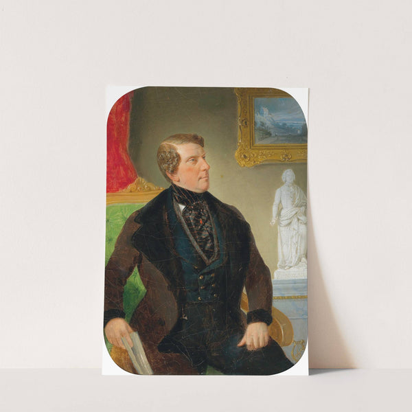 Portrait of a Gentleman in a Bourgeois Setting by Joseph Weidner