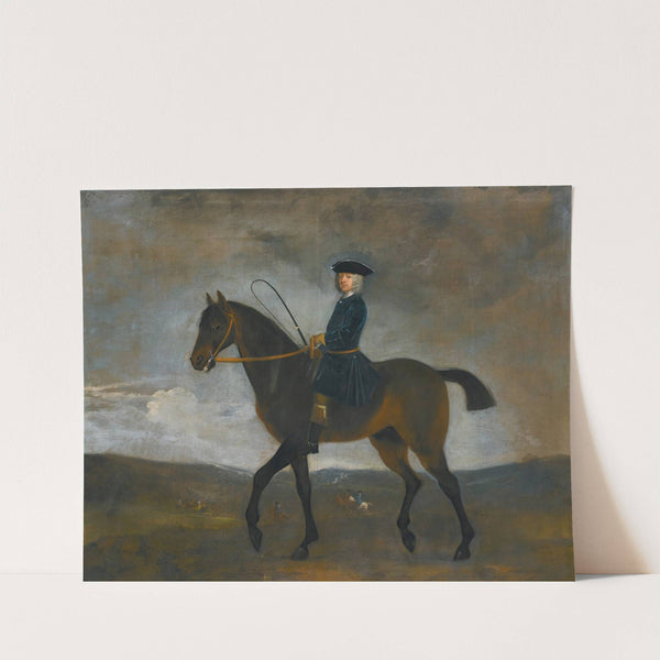 Portrait Of A Gentleman On Horseback by Peter Tillemans