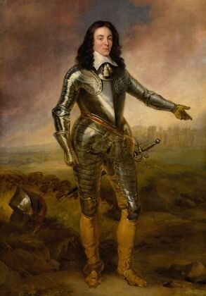 Portrait of a Gentleman, Probably Captain Joseph Poole of Sykehouse, Wearing Armor And Standing In a Landscape (18th Century)