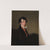 Portrait of a gentleman wearing a brown coat and red cravat by George Chinnery
