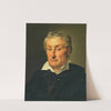 Portrait of a Gentleman with Wavy White Hair (1821) by Ferdinand Georg Waldmüller