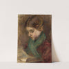 Portrait of a girl by Teodor Axentowicz