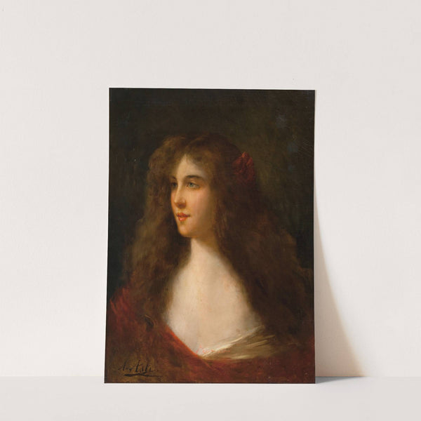 Portrait of a Girl by Angelo Asti