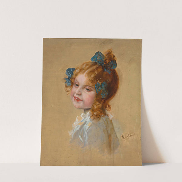 Portrait of a Girl by Theodor Recknagel