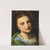 Portrait of a girl by Johann Baptist Reiter