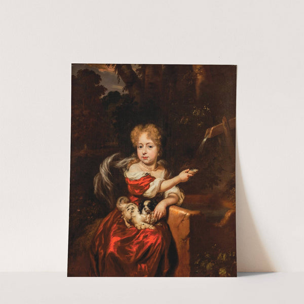 Portrait of a girl by Nicolaes Maes