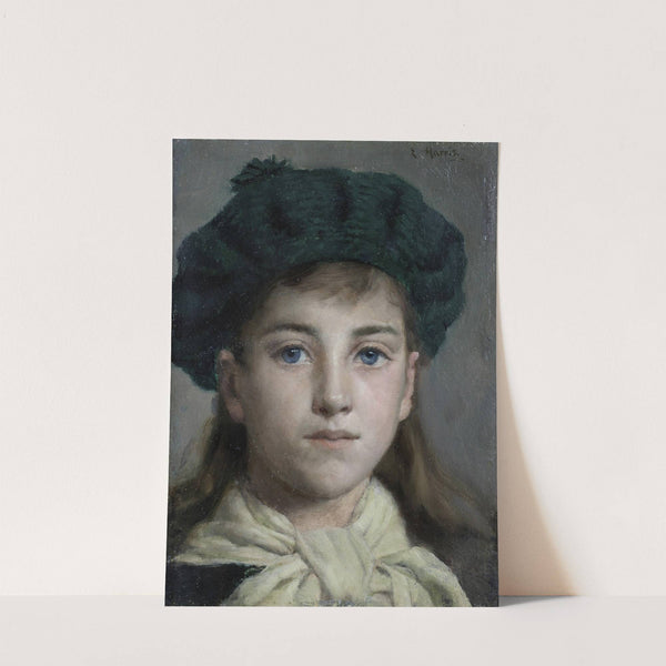 Portrait Of A Girl by Edwin Harris