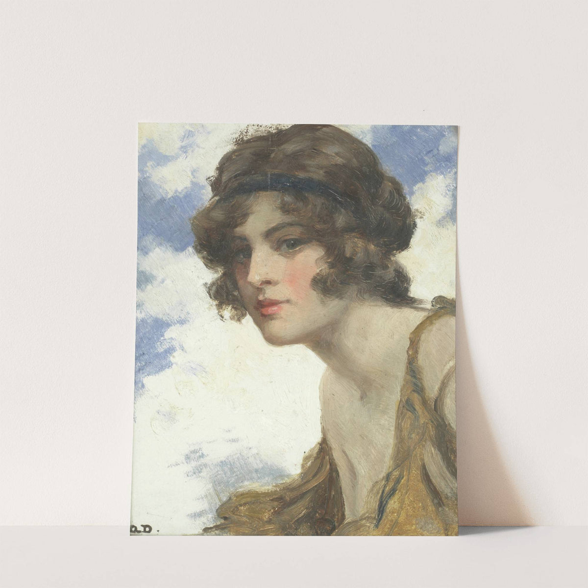 Portrait of a girl by Allan Douglas Davidson