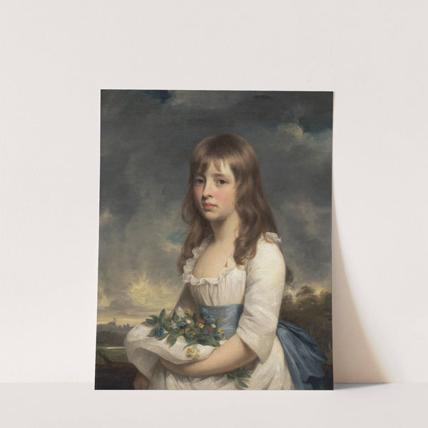 Portrait Of A Girl by Sir William Beechey