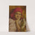 Portrait of a girl in a red scarf by Nicholas B. Haritonoff