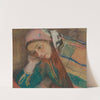 Portrait of a girl in Krakow costume by Teodor Axentowicz