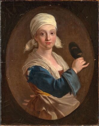 Portrait Of A Girl With A Mask
