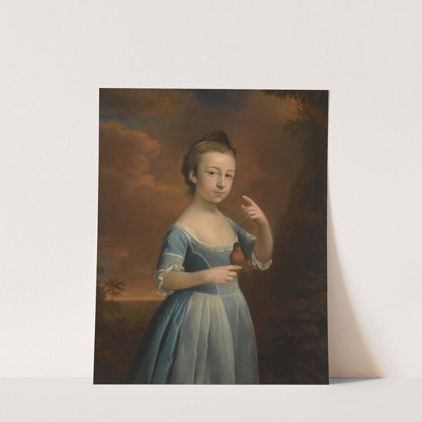 Portrait of a Girl With a Robin by Mason Chamberlin
