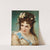 Portrait Of A Girl With Flowers In Her Hair by Joseph Hippolyte Aussandon