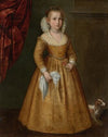 Portrait Of A Girl With Her Dog