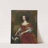 Portrait of a lady by Adriaen Backer