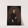 Portrait of a lady by Józef Simmler