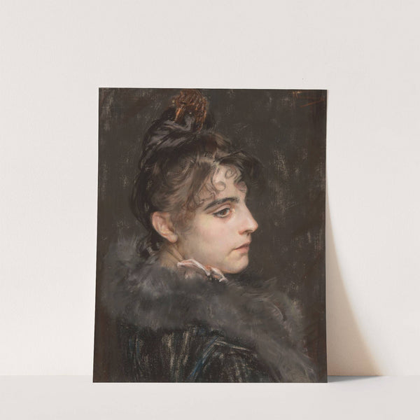 Portrait of a lady by Charles Hermans