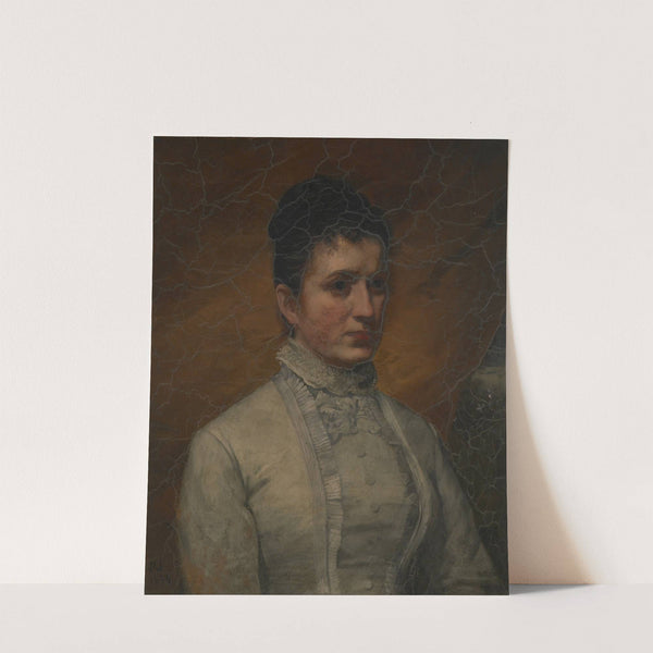 Portrait of a Lady (1878) by Lars Gustaf Sellstedt