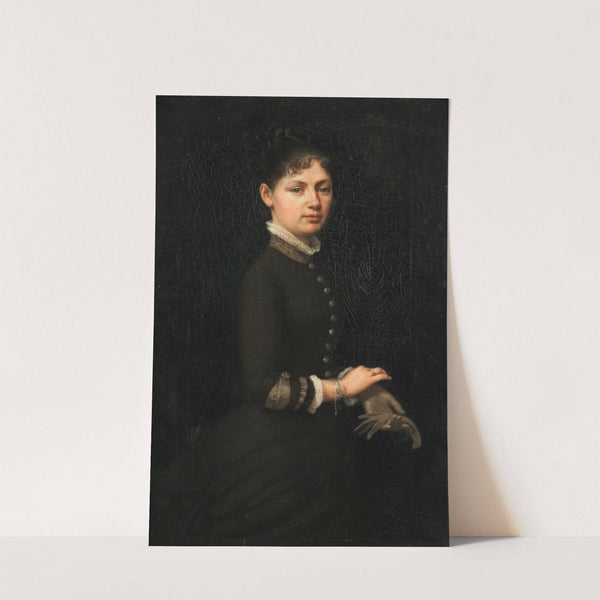 Portrait of a lady by Jules Marie Sevestre