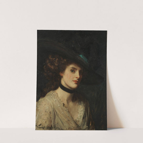 Portrait of a lady by William Loudan