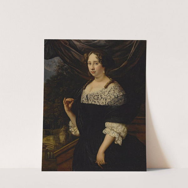 Portrait Of A Lady by Johannes Vollevens