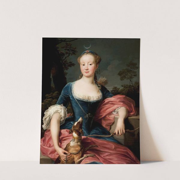 Portrait of a Lady as Diana the Huntress by Pompeo Batoni