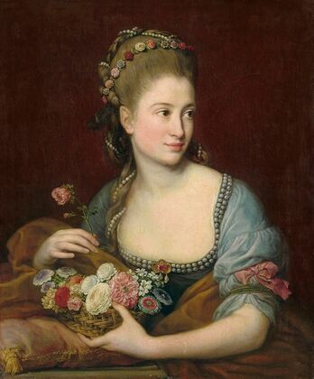 Portrait of a lady as Flora