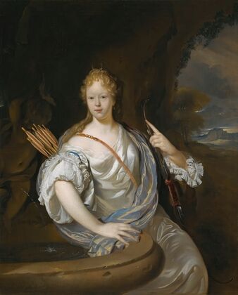 Portrait Of A Lady Dressed As Diana