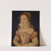 Portrait of a lady, half length, traditionally identified as Marie de Lorraine (1515-1560) by Corneille de Lyon