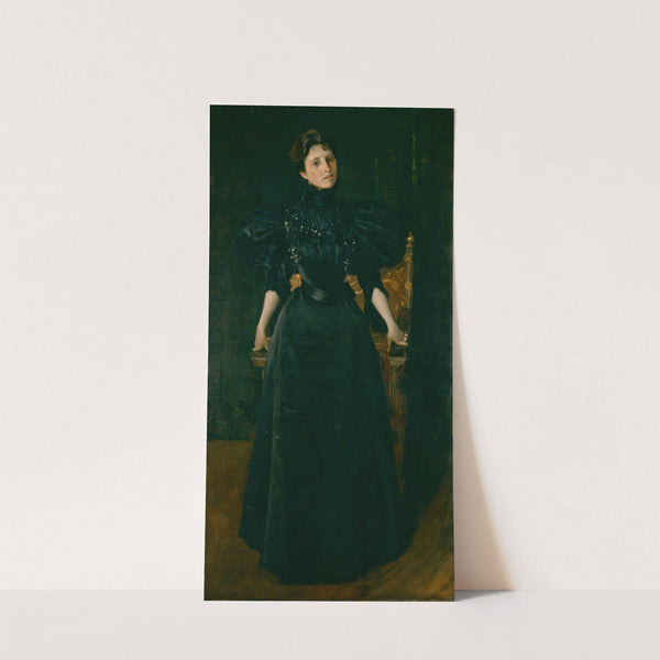 Portrait of a Lady in Black by William Merritt Chase