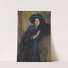 Portrait of a Lady in Blue by Raimundo de Madrazo y Garreta