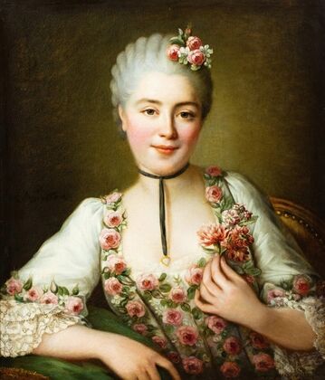 Portrait of a Lady said to be Mademoiselle Doré