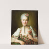 Portrait of a Lady said to be Mademoiselle Doré (1765) by François-Hubert Drouais