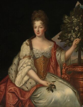 Portrait of A Lady, Said To Be The Princess De Condé (18th century)