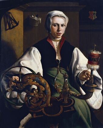 Portrait Of A Lady Spinning