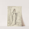 Portrait of a Lady Standing near a Lake (1802) by Richard Cosway